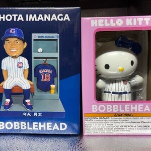 Hello Kitty Bobblehead shota Imanaga Chicago cubs sga 2025 nib